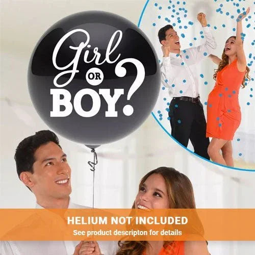 Blue Flat Gender Reveal Balloon 24" | 1ct - Zurchers