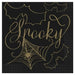 Halloween Black and Gold Spider Web Beverage Napkins | 16ct - Zurchers