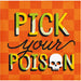 Halloween Retro Pick Your Poison Beverage Napkins | 16 ct - Zurchers