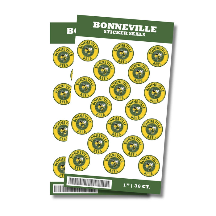 Bonneville Idaho High School Sticker Seal 1" | 36 ct - Zurchers