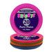 Brights Neon Plastic Dinner Plates | 20ct - Zurchers