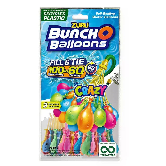 BunchOBalloons Crazy Water Balloons | 100 ct - Zurchers