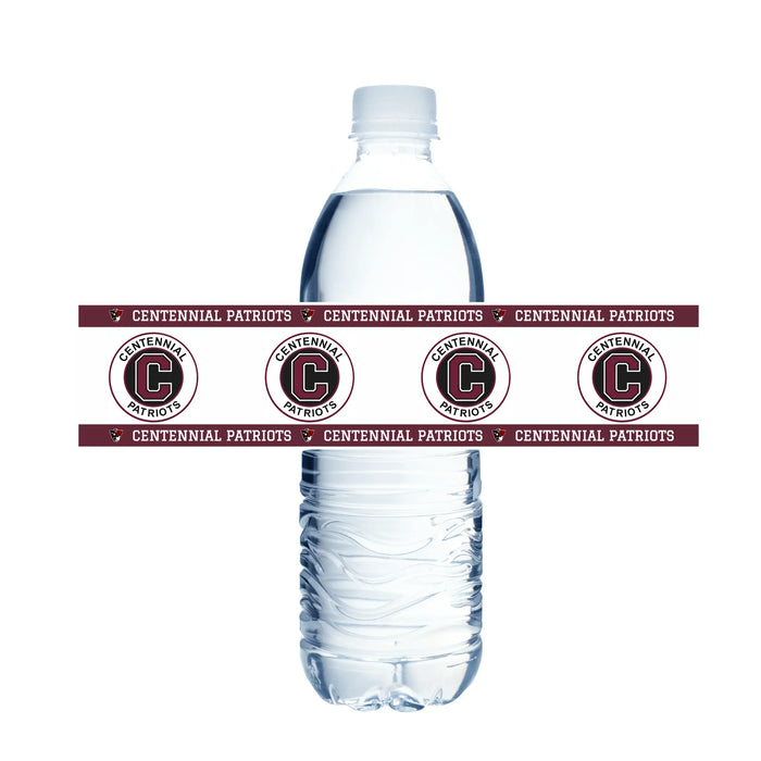 Centennial High School Water Bottle Labels | 12 ct - Zurchers