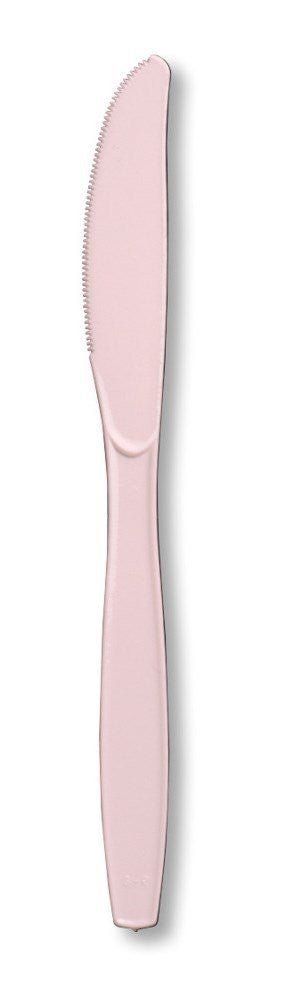 Classic Pink Plastic Knives | 24 ct - Zurchers