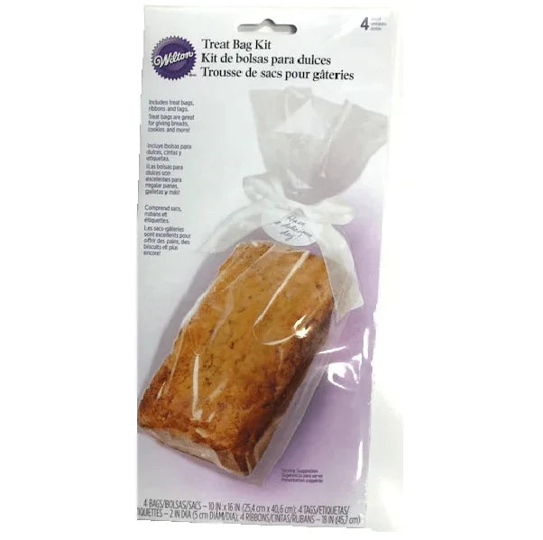 Clear Treat Bag, 10'' x 16'' | 4ct - Zurchers