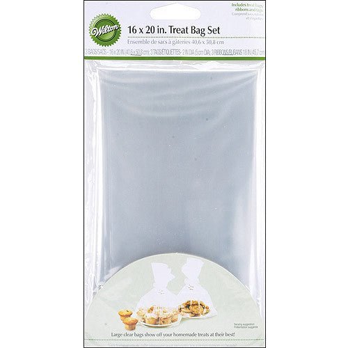 Clear Treat Bag, 16'' x 20'' | 3 ct - Zurchers