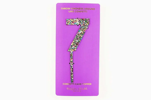 Colorful Confetti Cake Topper 7 | 1ct - Zurchers
