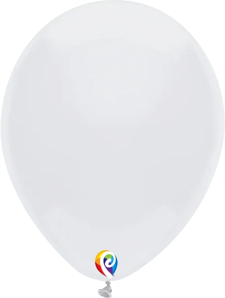 7" Latex Balloon Pack, White | 50 ct - Zurchers