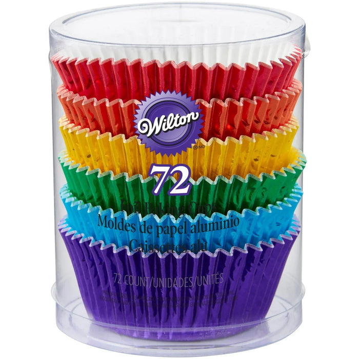 Multicolor Primary Foil Standard Baking Cups 72pcs |1 ct - Zurchers
