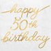 Golden Age 50th Birthday Beverage Napkins 16pk | 1ct - Zurchers