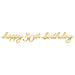 Golden Age 50th Birthday Letter Banner | 1ct - Zurchers