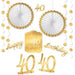 Golden Age 40th Birthday Swirl Decorating Kit | 1ct - Zurchers
