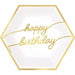 Golden Age Hexagon 9" Happy Birthday Paper Plates 8pk | 1ct - Zurchers