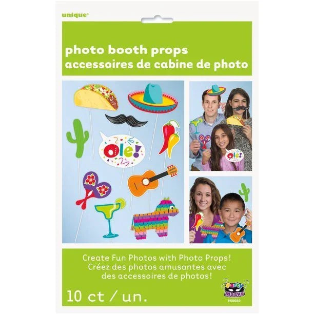 Fiesta Photo Booth Props 10pcs | 1ct - Zurchers