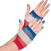 Patriotic Red, White, Fishnet Gloves | 1 ct - Zurchers