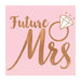 Blush Future Mrs. Beverage Napkins 16pk | 1 ct - Zurchers