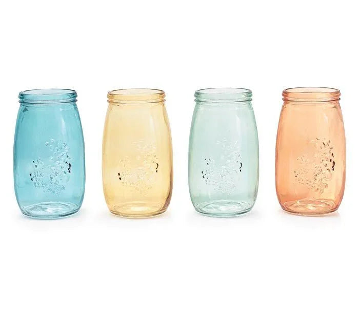 GLASS MASON JAR SPRING COLORS | 1ct - Zurchers