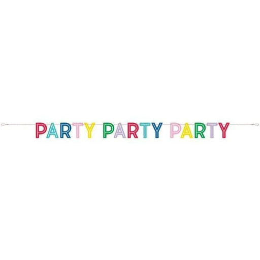 Colorful PARTY Letter Banner 7Ft | 1ct - Zurchers