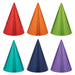 Metallic Rainbow Cone Party Hats 12pk | 1ct - Zurchers