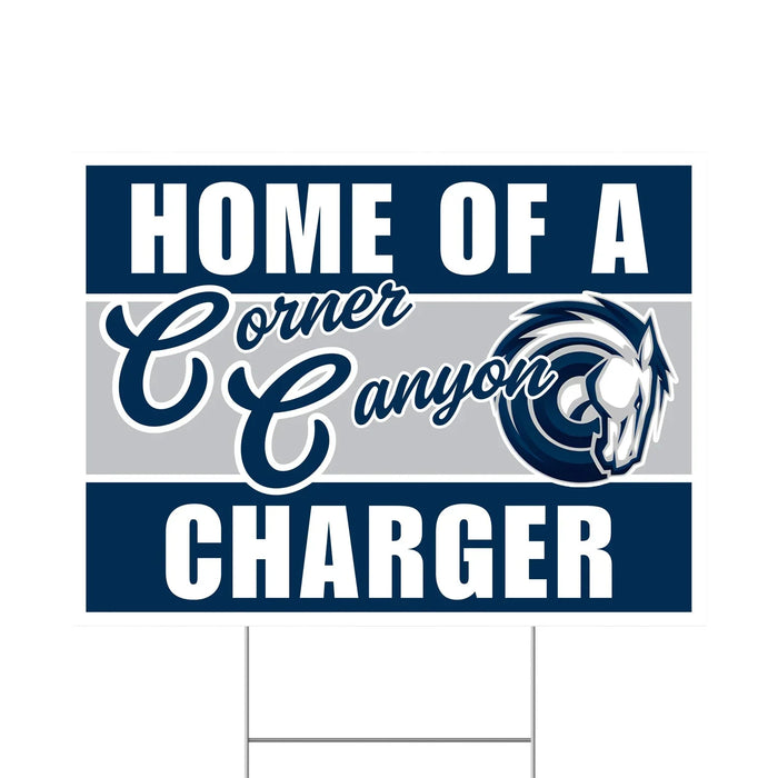 Corner Canyon High School Spirit Yard Sign 24" x 18" | 1 ct - Zurchers