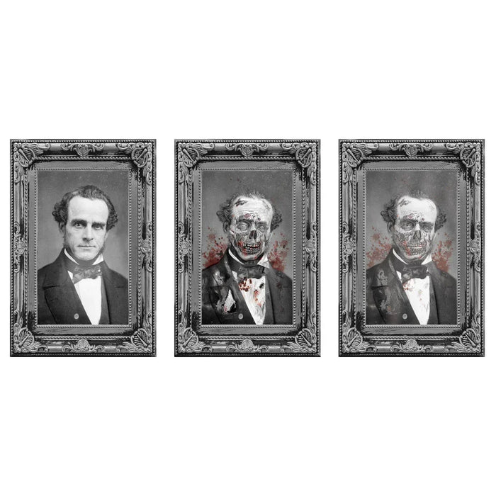 Halloween Creepy Man Lenticular Portrait | 1ct - Zurchers
