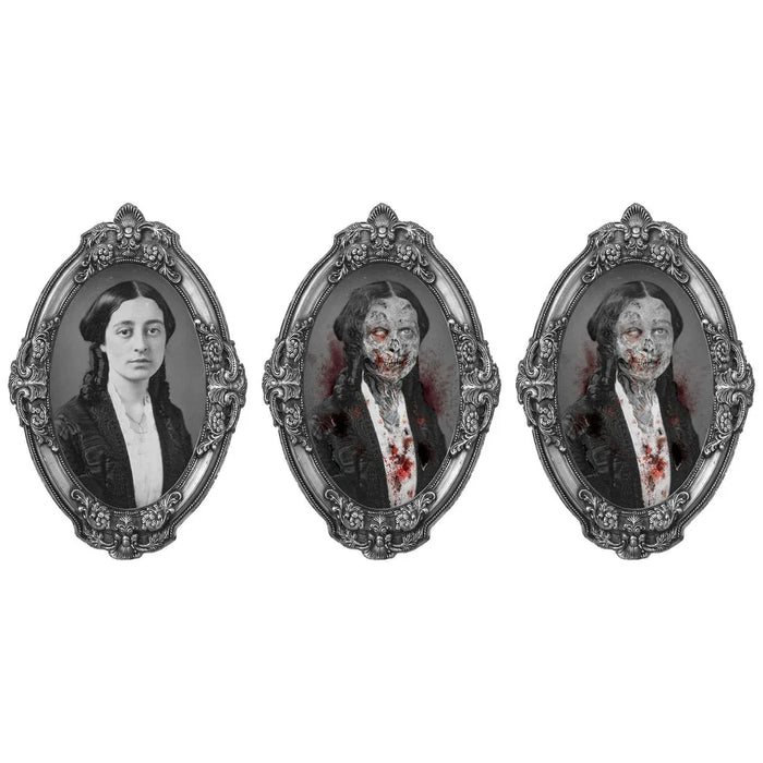 Halloween Creepy Woman Lenticular Portrait | 1ct - Zurchers