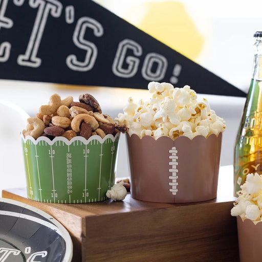 Football Jumbo Baking/Food Cups 8 oz | 40 ct - Zurchers