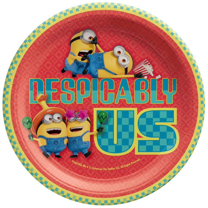Despicable Me Paper Lunch Plates 9in | 8ct - Zurchers