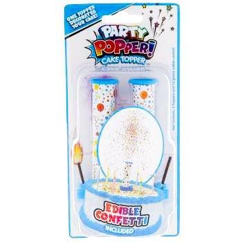 Edible Confetti Candle Party Popper | 2ct - Zurchers