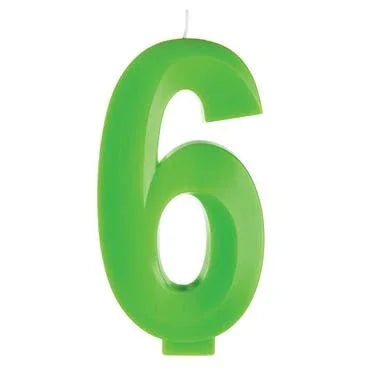 Faceted Number Birthday Candle 5.25" | 1 ct - Zurchers