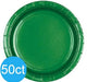 Festive Green Dinner Paper Plates 10" | 50ct - Zurchers