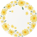 Sweet Daisy Paper Dessert Plate 7" | 8 ct - Zurchers