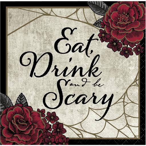 Halloween Creepy Characters Beverage Napkins | 16ct - Zurchers