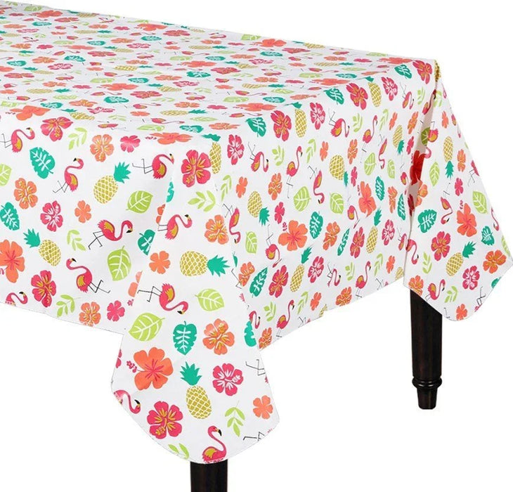 You Had Me at Aloha Flannel - Backed Vinyl Table Cover | 1ct - Zurchers