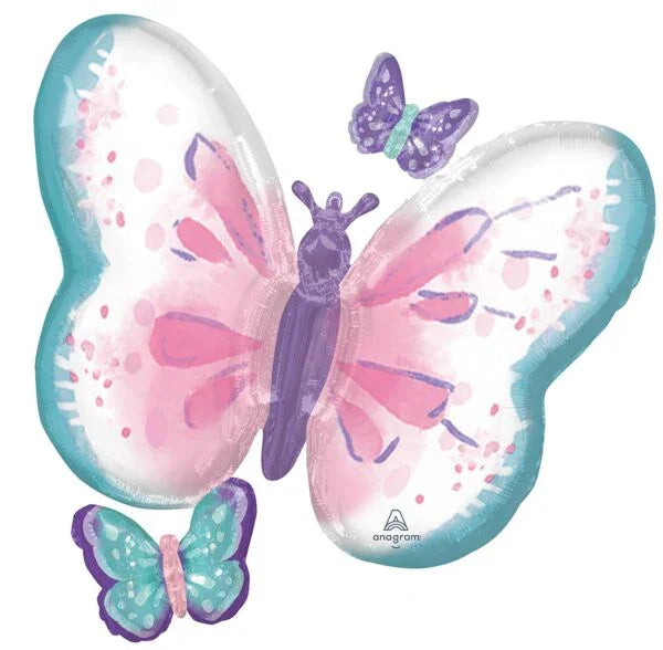 Fluttering Butterflies Supershape Balloon 29" | 1ct - Zurchers