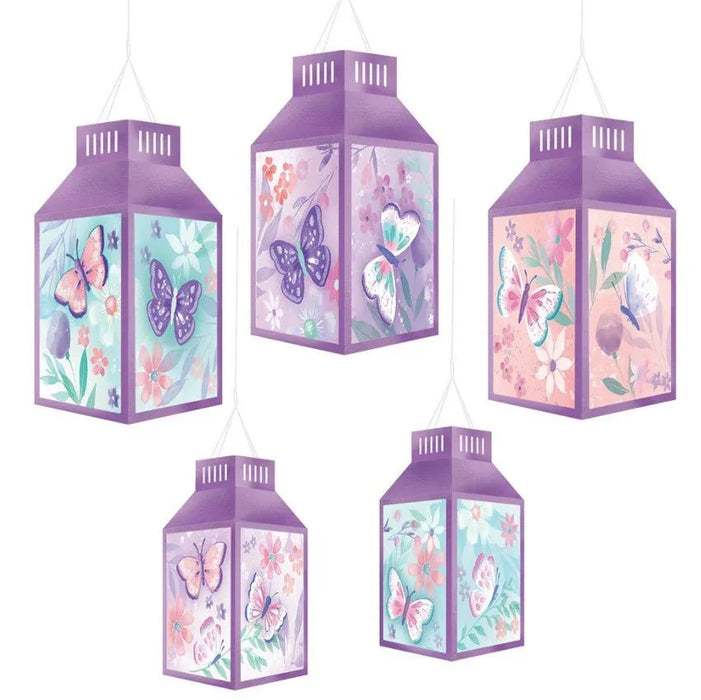 Flutter Paper Lanterns | 5ct - Zurchers