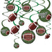 Football Go Fight Win Swirl Decorations | 12ct - Zurchers