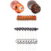 Halloween Skull, Bat and Pumpkin cupcake Kit | 72 ct - Zurchers
