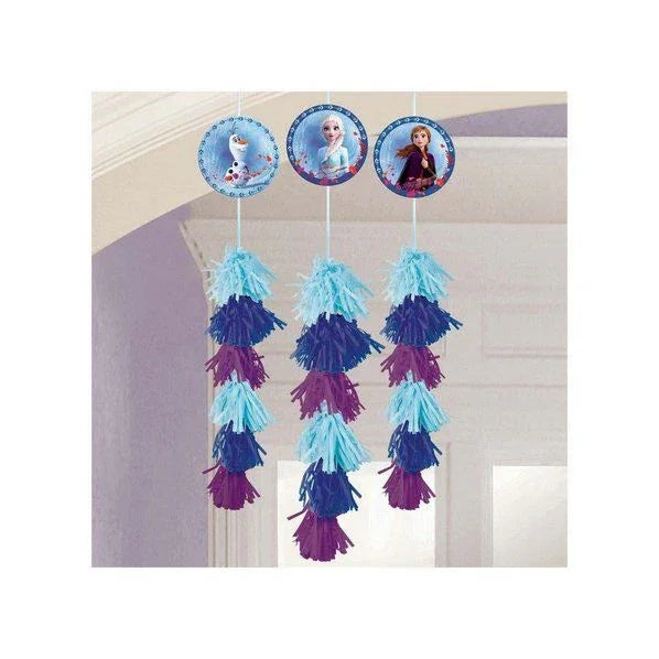 Frozen 2 Party Dangle Decorations | 3ct - Zurchers