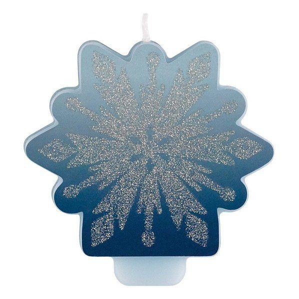 Frozen 2 Party Glitter Birthday Candle | 1ct - Zurchers