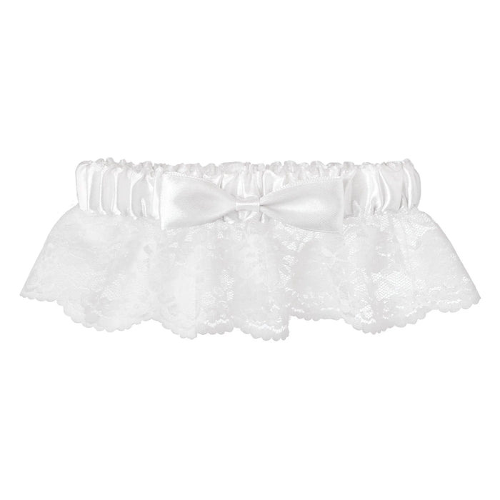 Garter - Lace with White Ribbon | 1ct - Zurchers