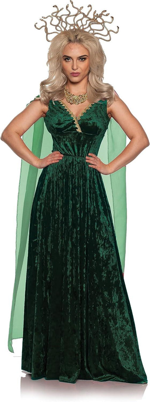 Gold Medusa Rhinestone Snake Headpiece | 1ct - Zurchers