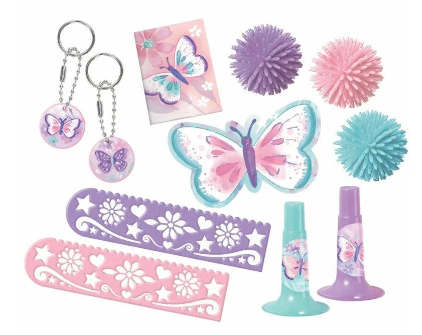 Glitter Flutter Party Favor Pack | 48pc - Zurchers