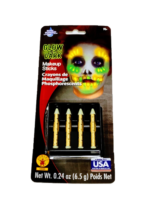 Glow In The Dark Makeup Sticks | 4pcs - Zurchers