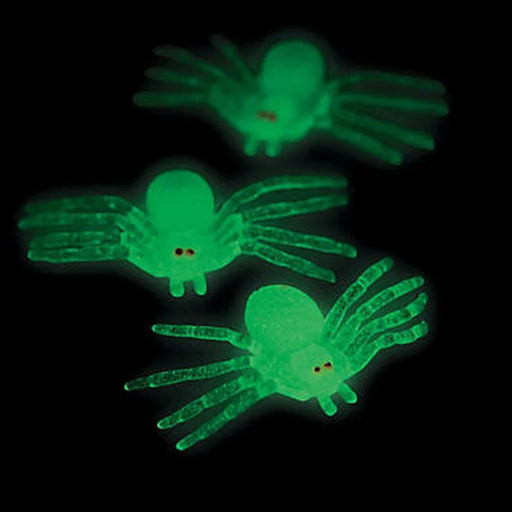 Glow - in - the - Dark Spiders 2.5" | 18ct - Zurchers