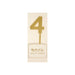 Gold Acrylic Number Cake Topper Party Pick No. 4 - Zurchers