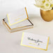 Gold Border Place Cards 4"x2" | 50ct - Zurchers