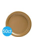 Gold Dessert Paper Plates 6.75" | 50ct - Zurchers