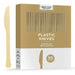Gold Heavy Duty Plastic Knives | 50ct - Zurchers
