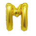Air Filled Gold Mylar Letter Balloon, 16" | 1 ct - Zurchers
